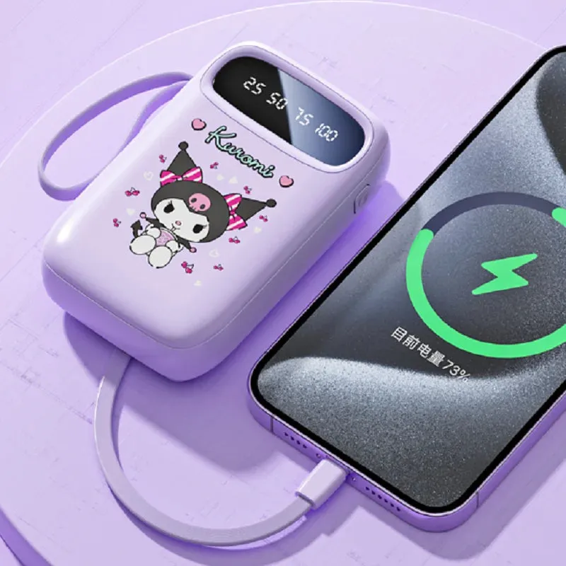 10000mAh Sanrio Power Bank – Fast Charging & Ultra-Thin