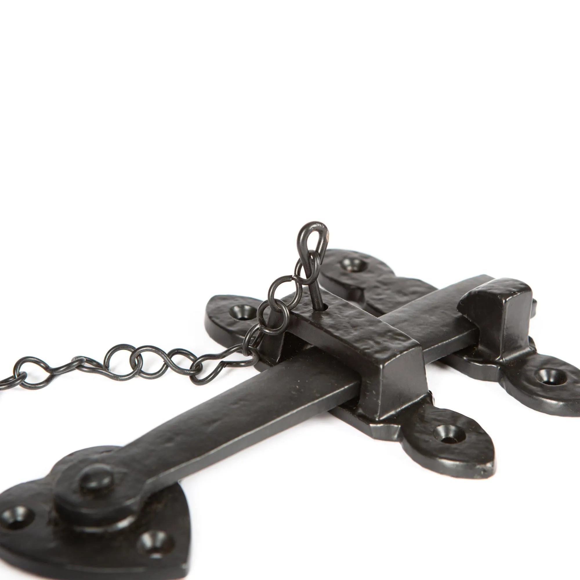 195mm Black Arrowhead Suffolk Latch - By Hammer & Tongs