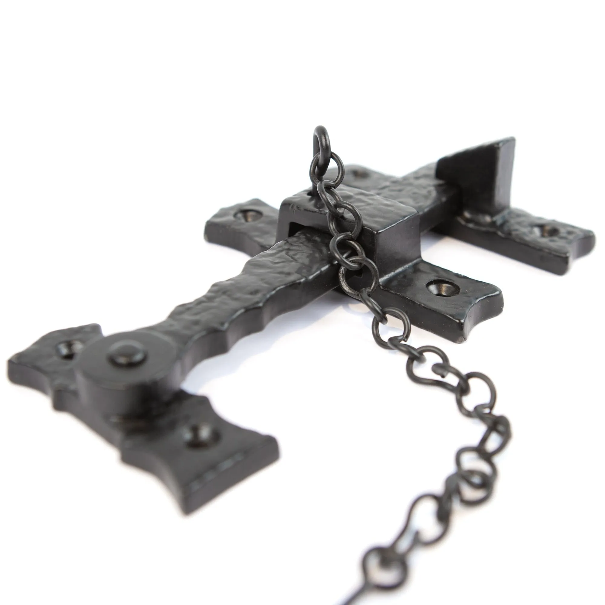 195mm Black Rustic Suffolk Latch - By Hammer & Tongs