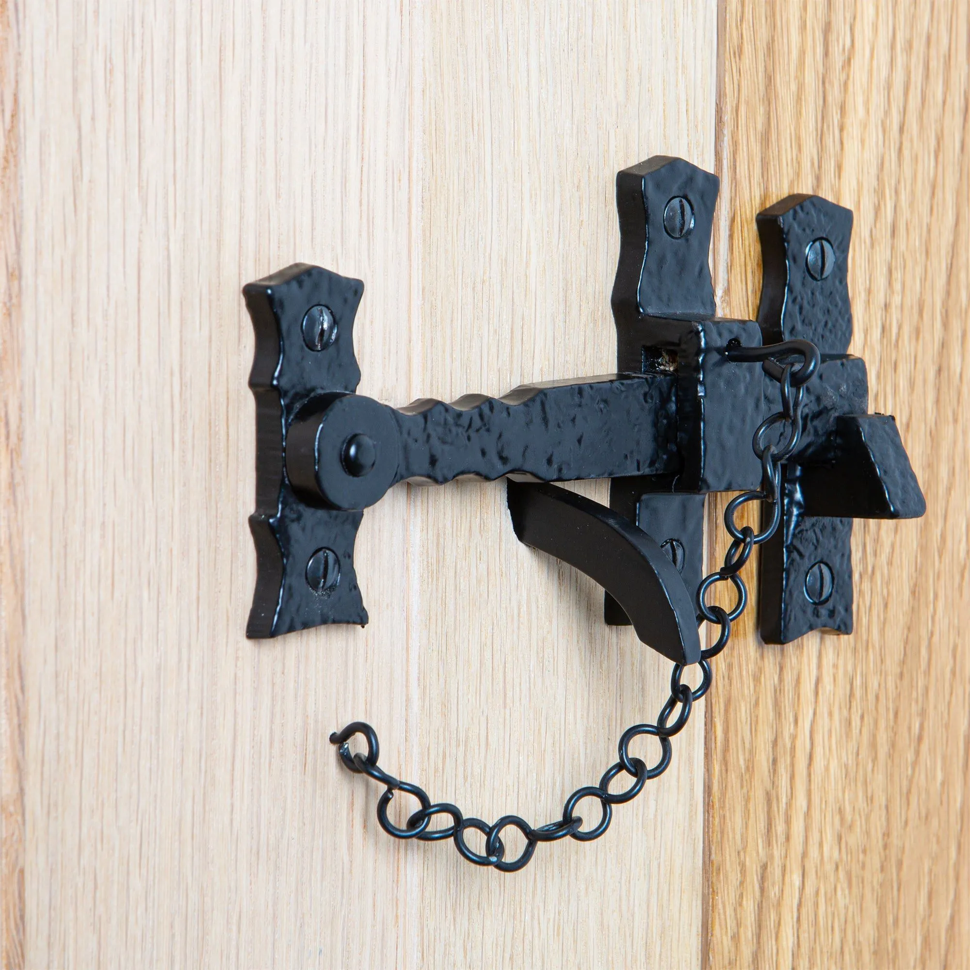 195mm Black Rustic Suffolk Latch - By Hammer & Tongs