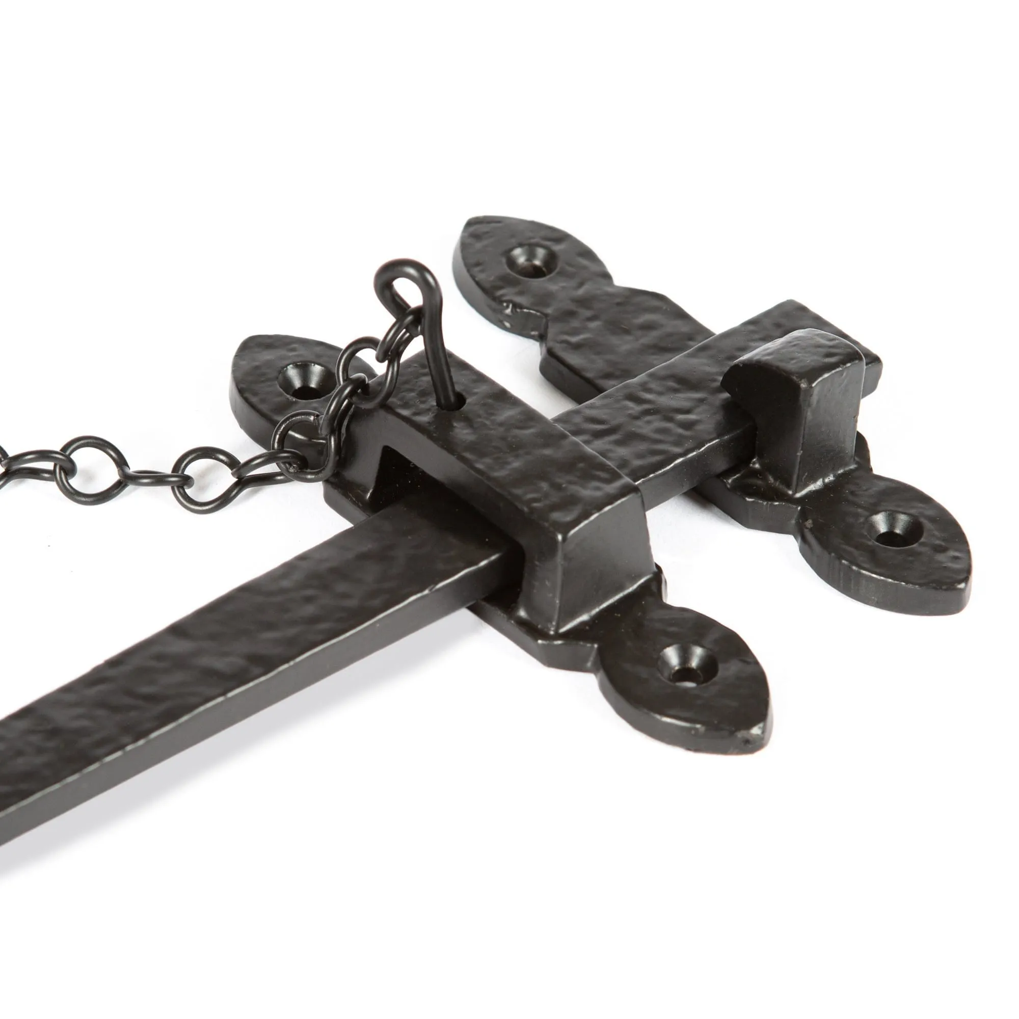 240mm Black Arrowhead Suffolk Latch - By Hammer & Tongs