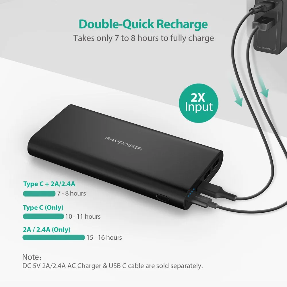 26800mAh 3-Port Power Bank