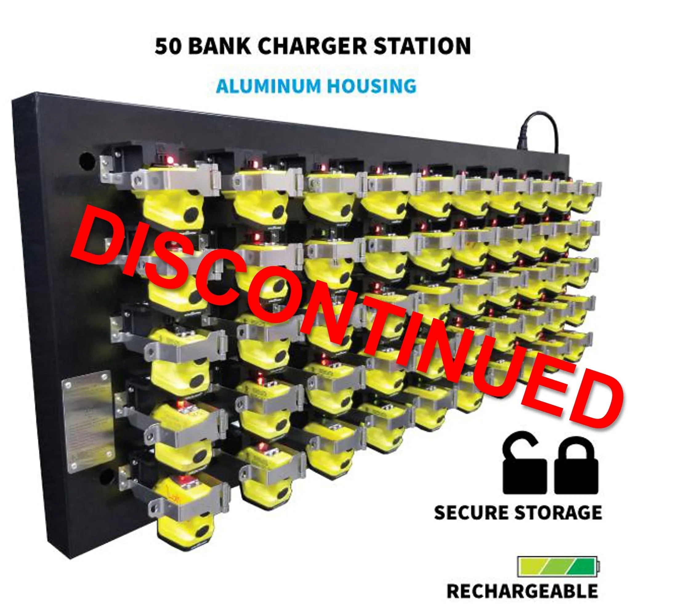 5560-CHGR50: Cap Lamp 50 Bank Charging Station