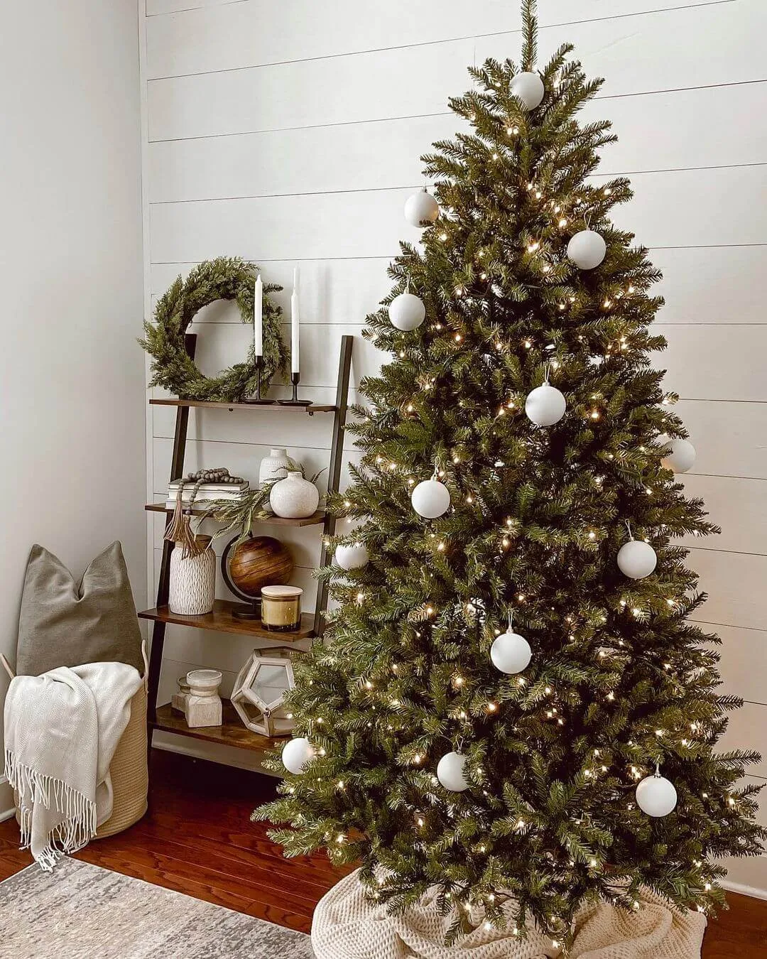 6.5' Yorkshire Fir Artificial Christmas Tree with 500 Warm White LED Lights