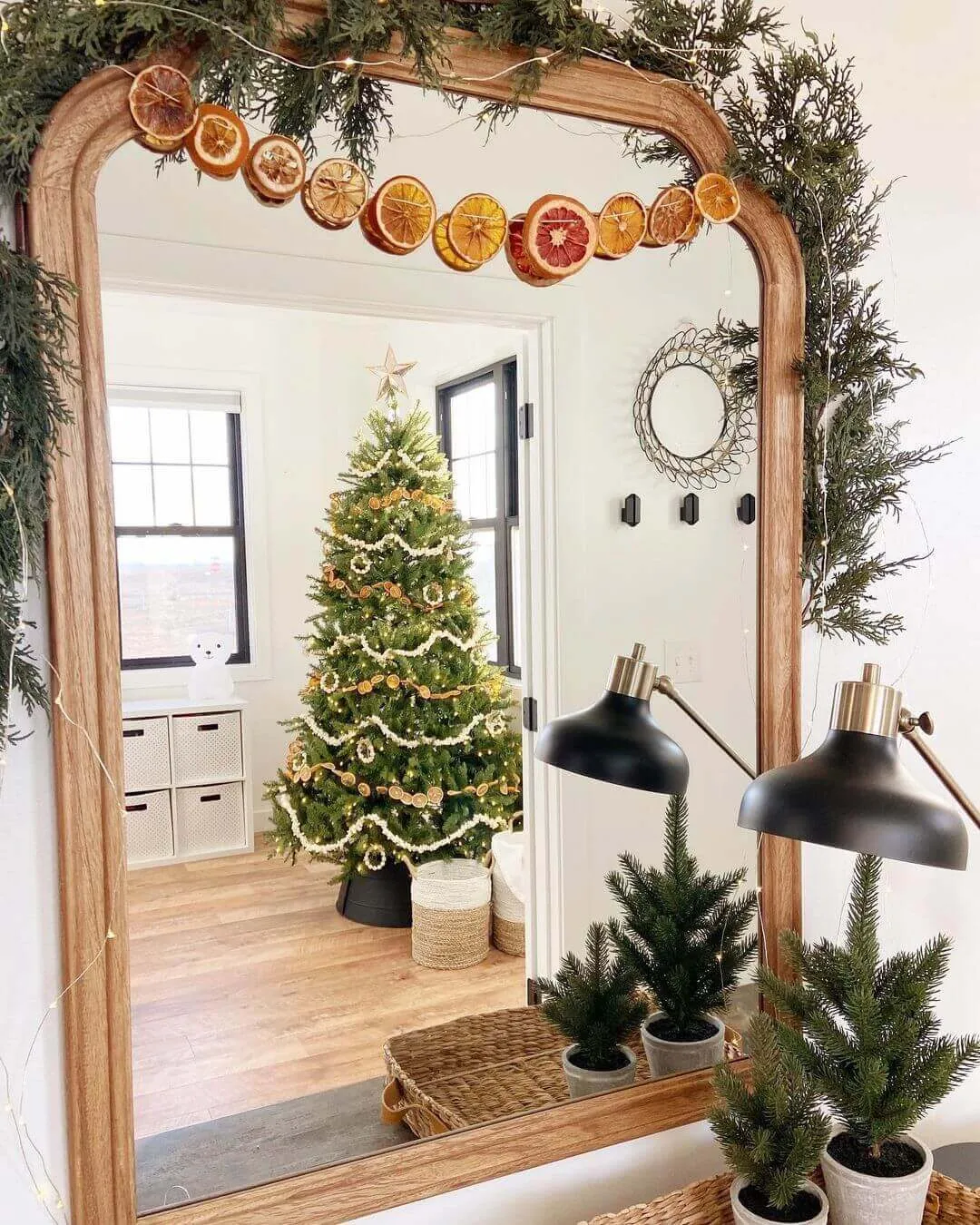6.5' Yorkshire Fir Artificial Christmas Tree with 500 Warm White LED Lights