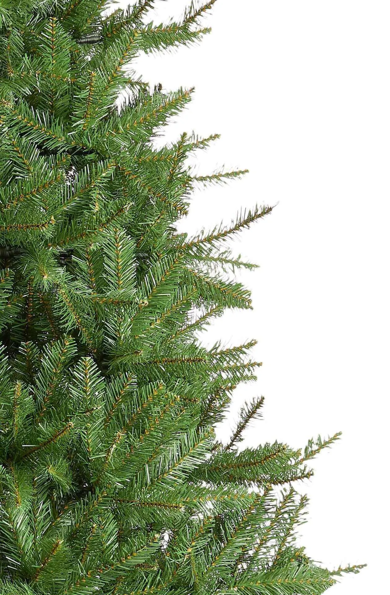 6.5' Yorkshire Fir Slim Artificial Christmas Tree with 400 Warm White LED Lights