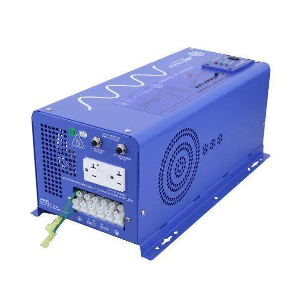 Aims Power PICOGLF20W24V120VR 2000 Watt Pure Sine Inverter Charger New