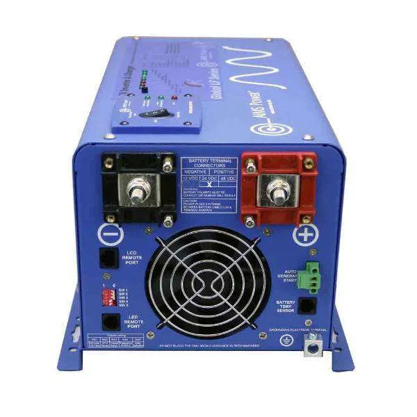 Aims Power PICOGLF20W24V120VR 2000 Watt Pure Sine Inverter Charger New