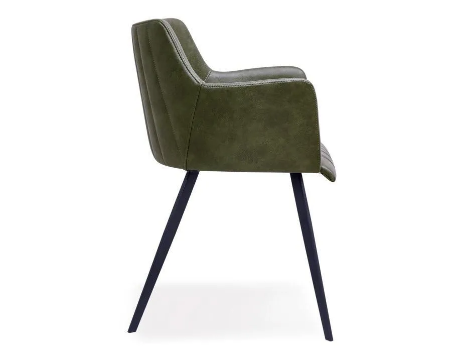 Andorra Armchair Vintage Green Seat