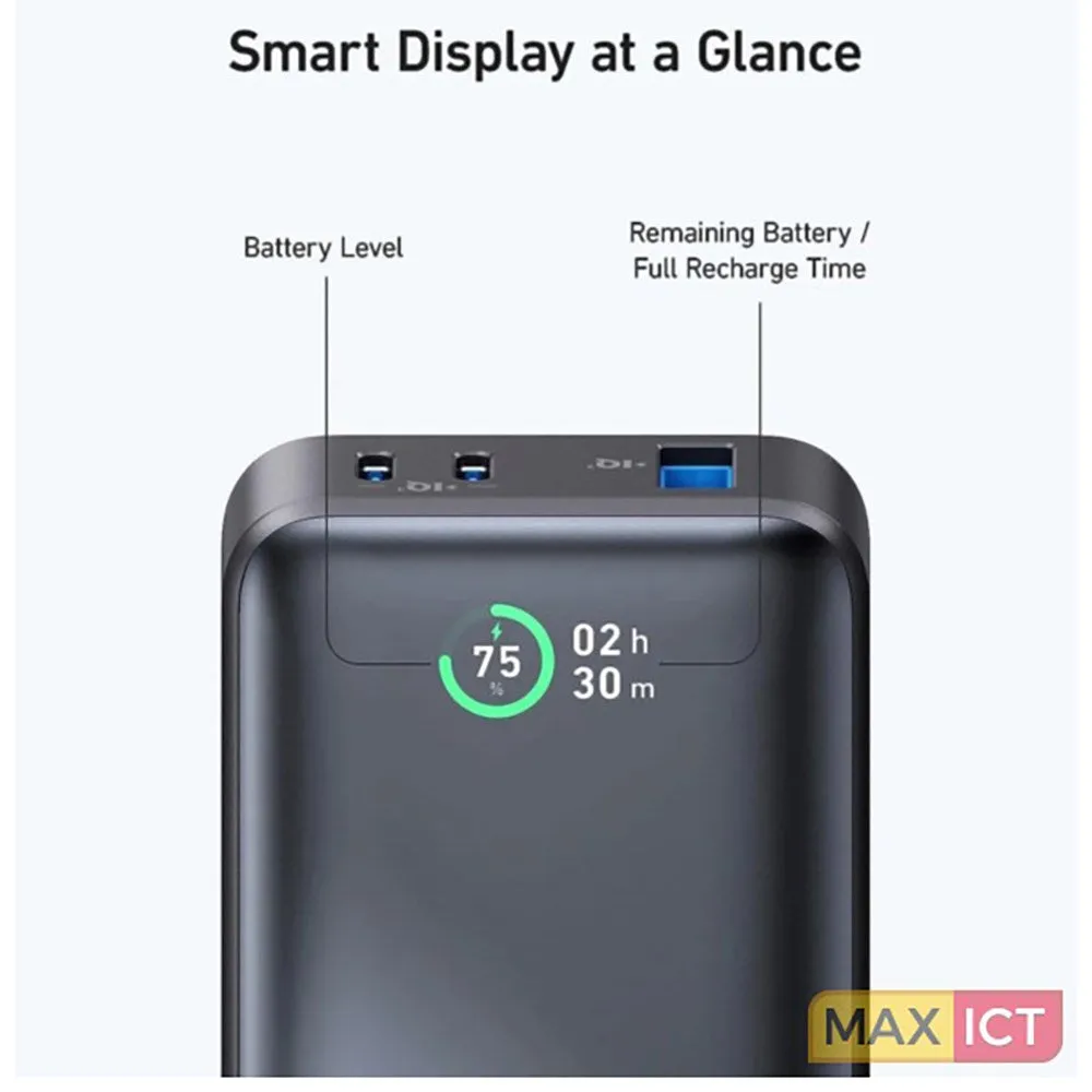 ANKER 533 Power Bank PowerCore 10.000 mAh 30W 2x USB-C - Sort