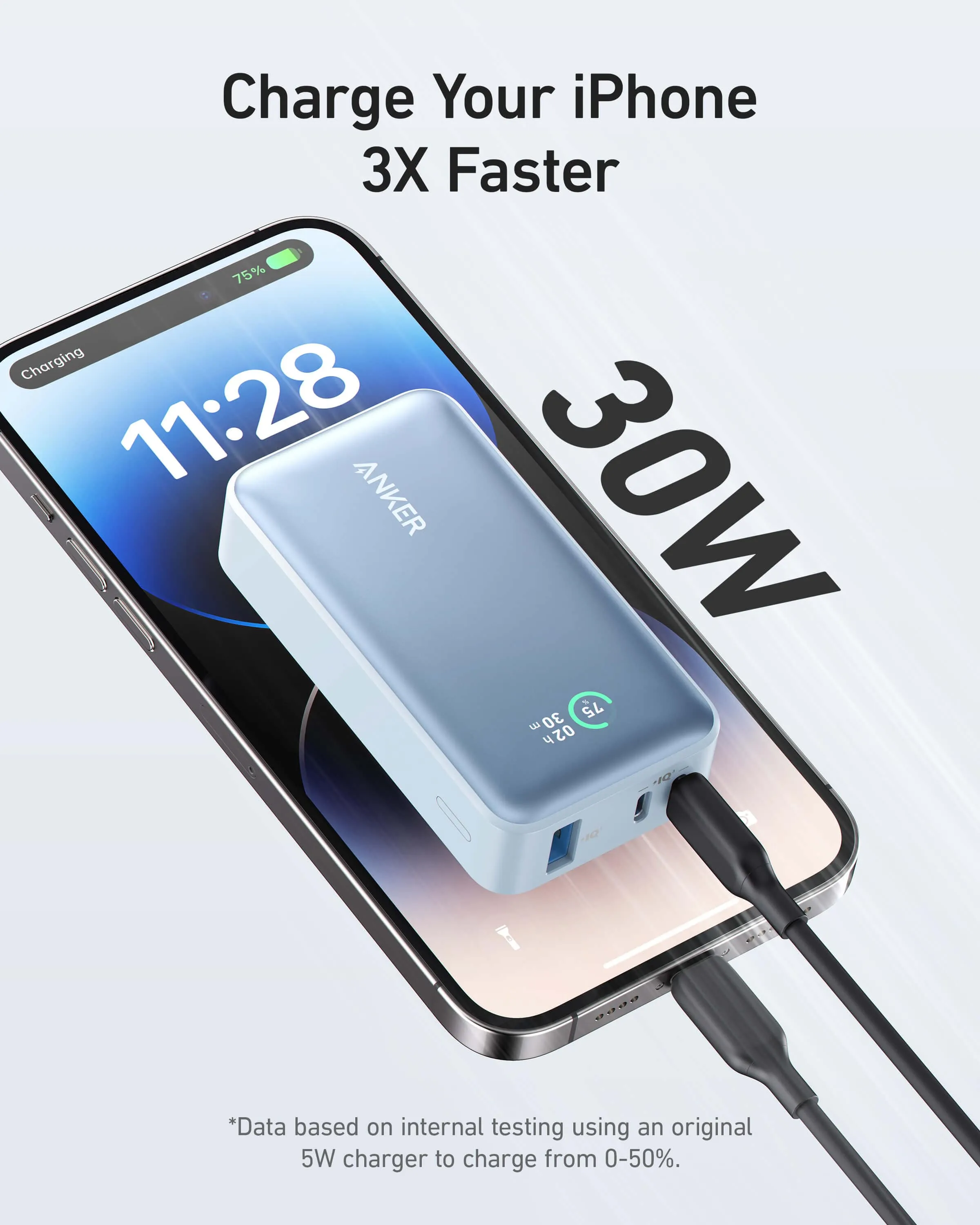Anker 533 Smart Display Power Bank (PowerCore 30W)  - A1256