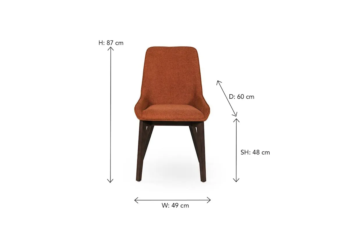 Avenza Dining Chair | Rust