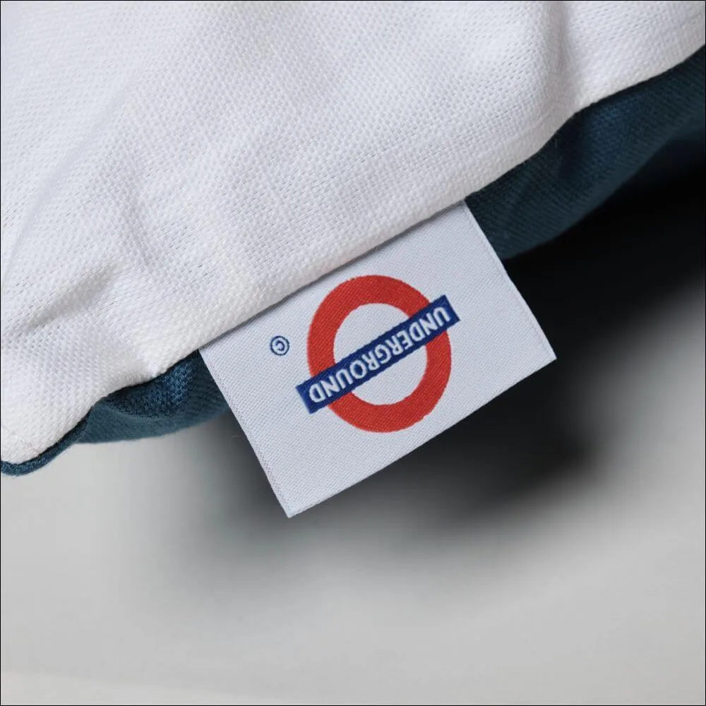 Bank London Underground Roundel Cushion