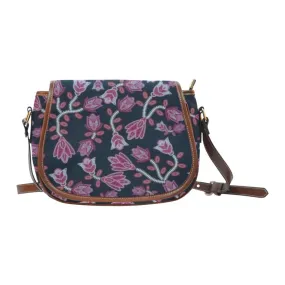 Beaded Pink Saddle Bag/Small