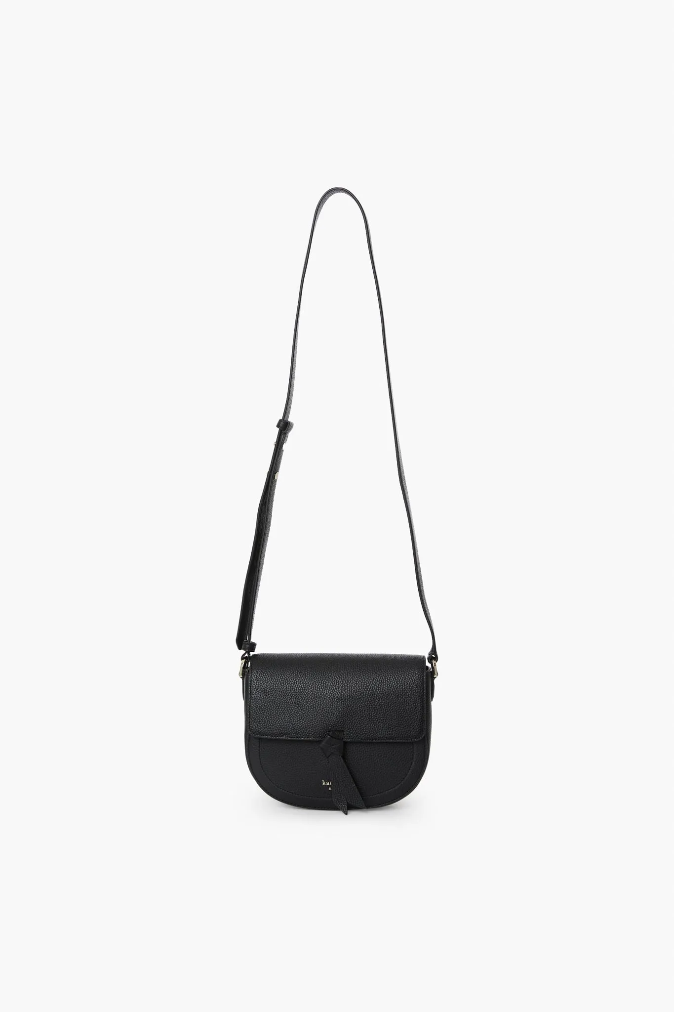 Black Knott Medium Saddle Bag