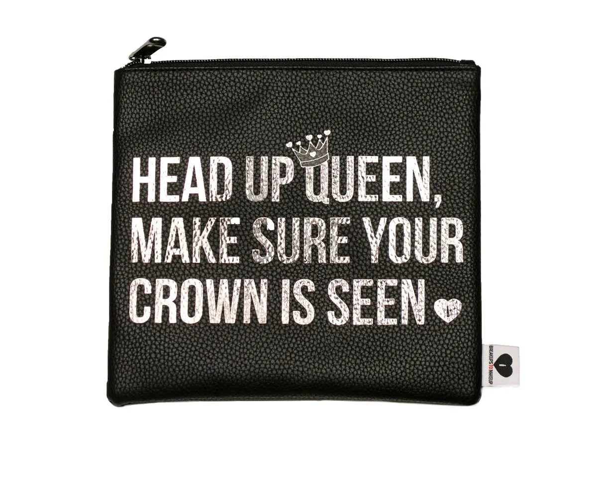 Breakups to Makeup Queen Makeup Clutch