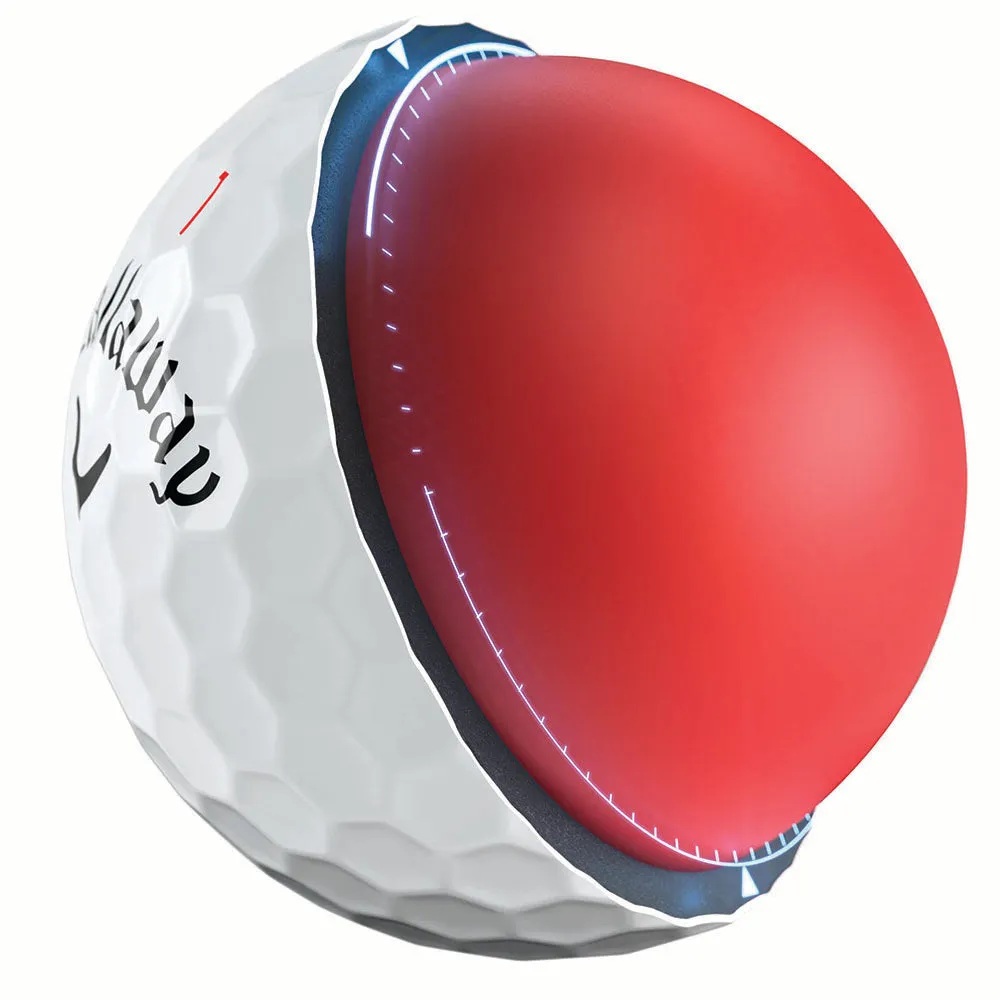 Callaway Chrome Soft Golf Balls - White - Double Dozen