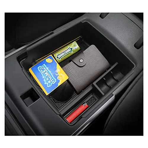 Center Console Organizer Tray Compatible with 2020 2021 2022 NIRO EV Electric Engine Armrest Console Insert Box Kiia NIRO Accessories ABS Secondary Storage