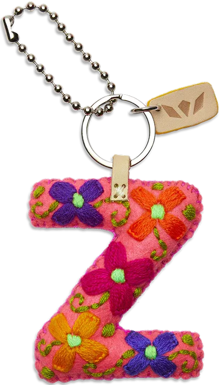 Charm, Pink Felt Alphabet