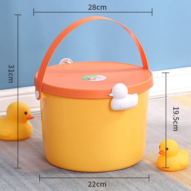 Children's Toy Storage Box Portable Cartoon Snack Basket