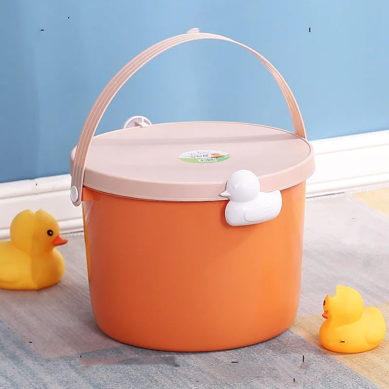 Children's Toy Storage Box Portable Cartoon Snack Basket