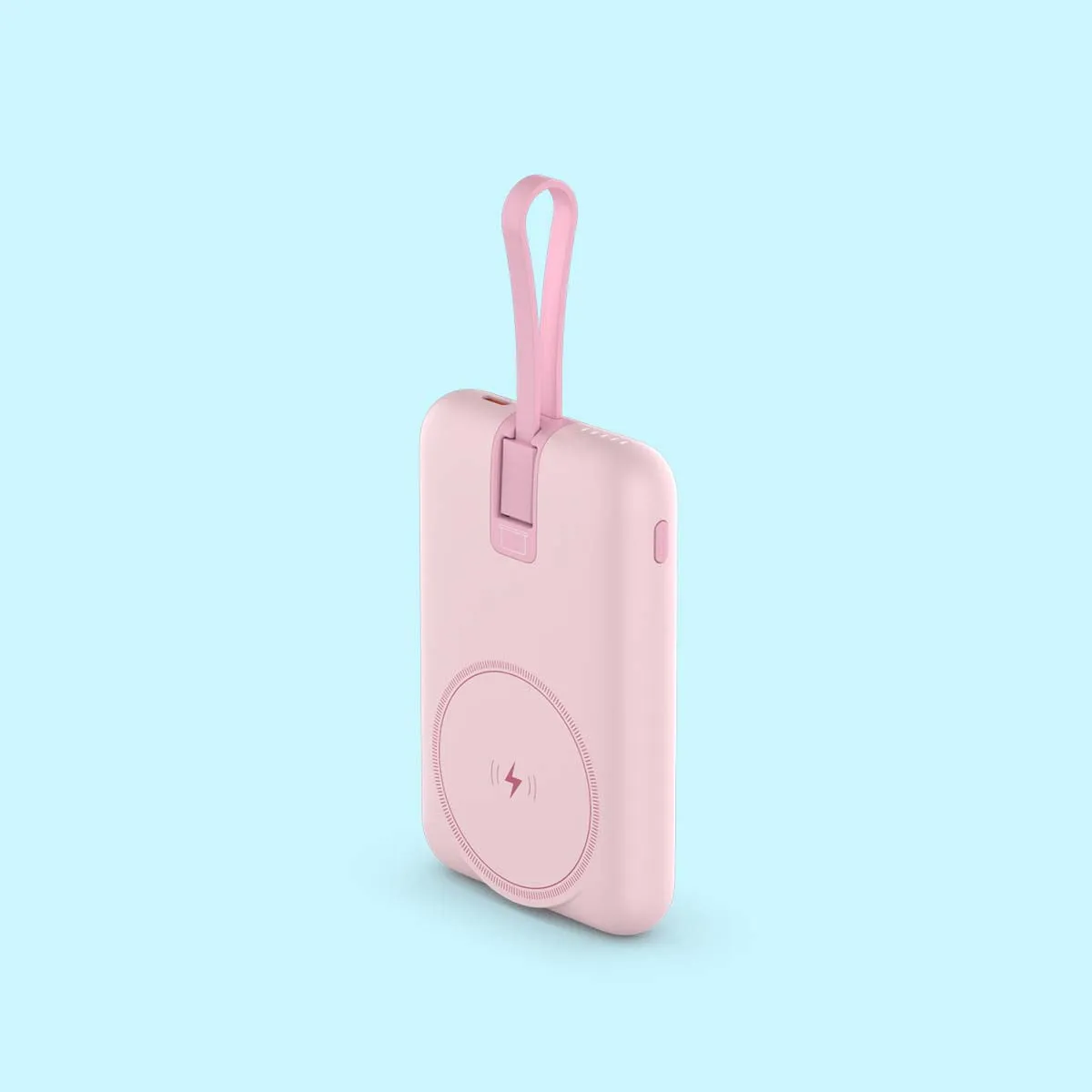 Click Max 10000mAh Magnetic Wireless Powerbank With Built In 20W PD Type C Cable