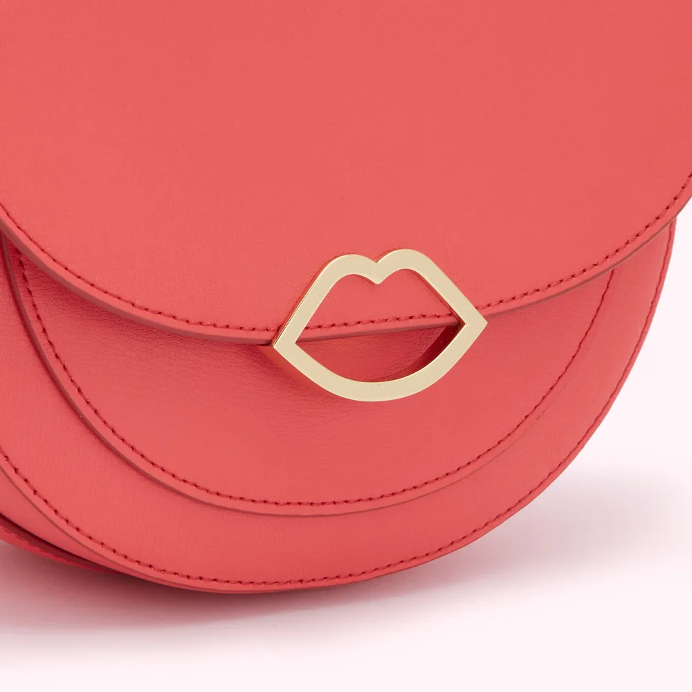 CORAL MEDIUM ESME SADDLE BAG