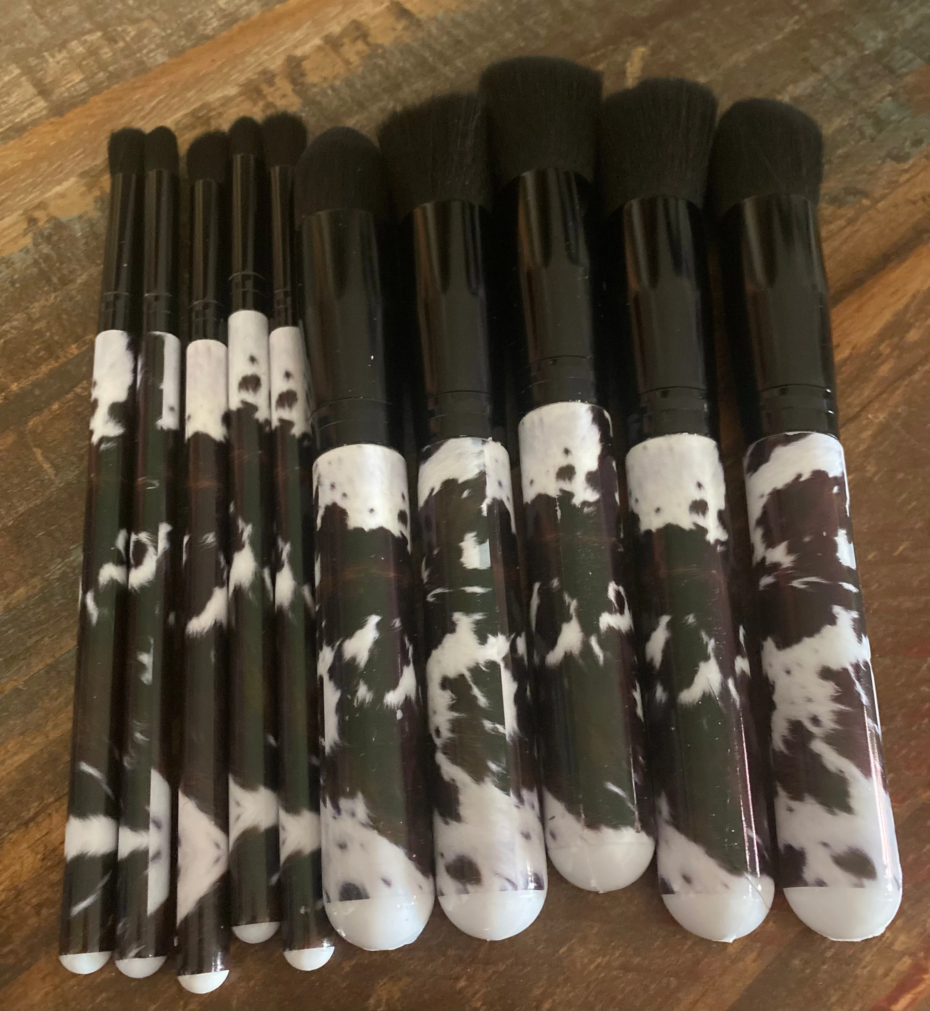 Cowprint Makeup brushes