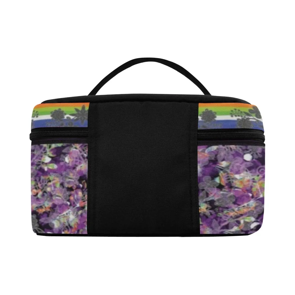 Culture in Nature Purple Cosmetic Bag/Large