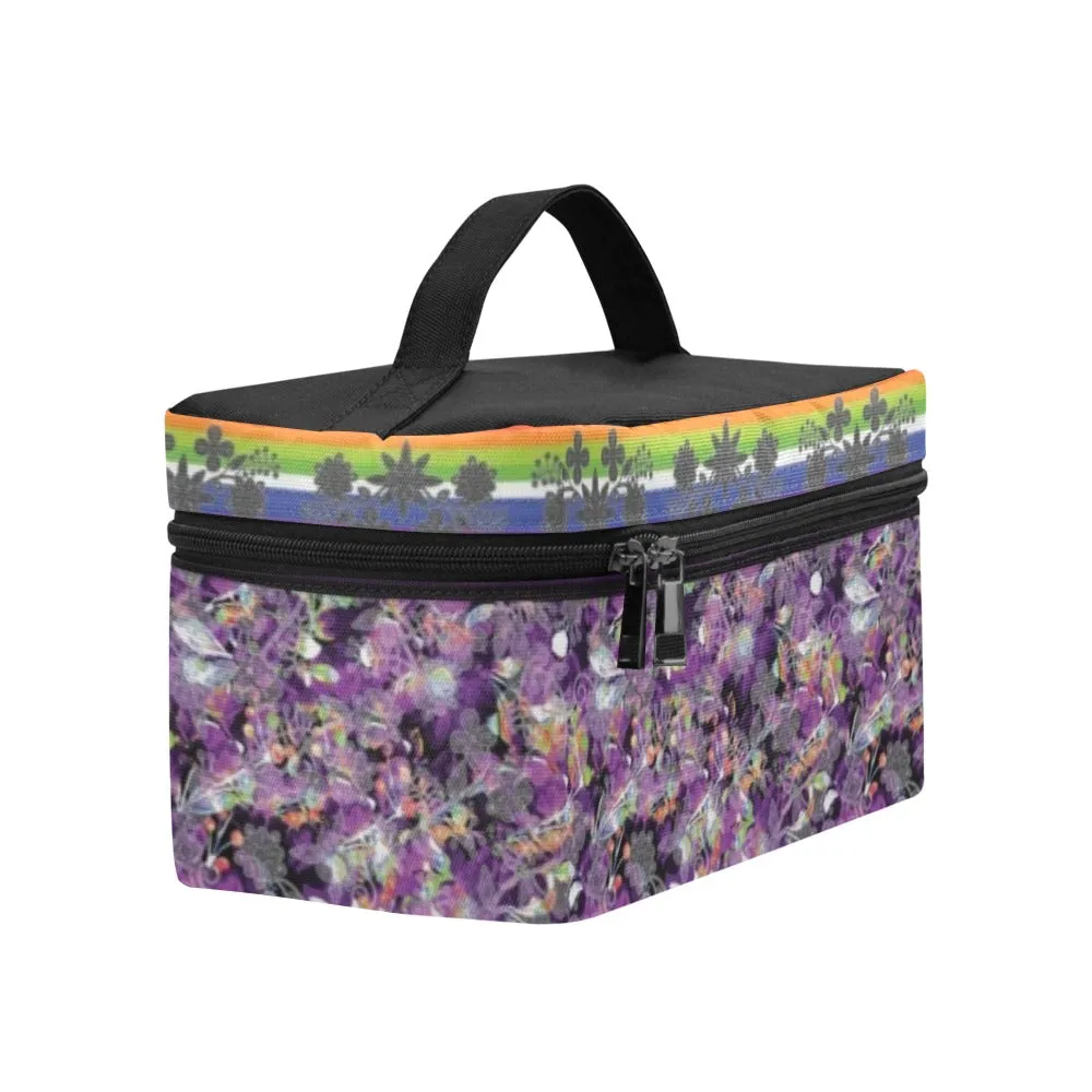 Culture in Nature Purple Cosmetic Bag/Large