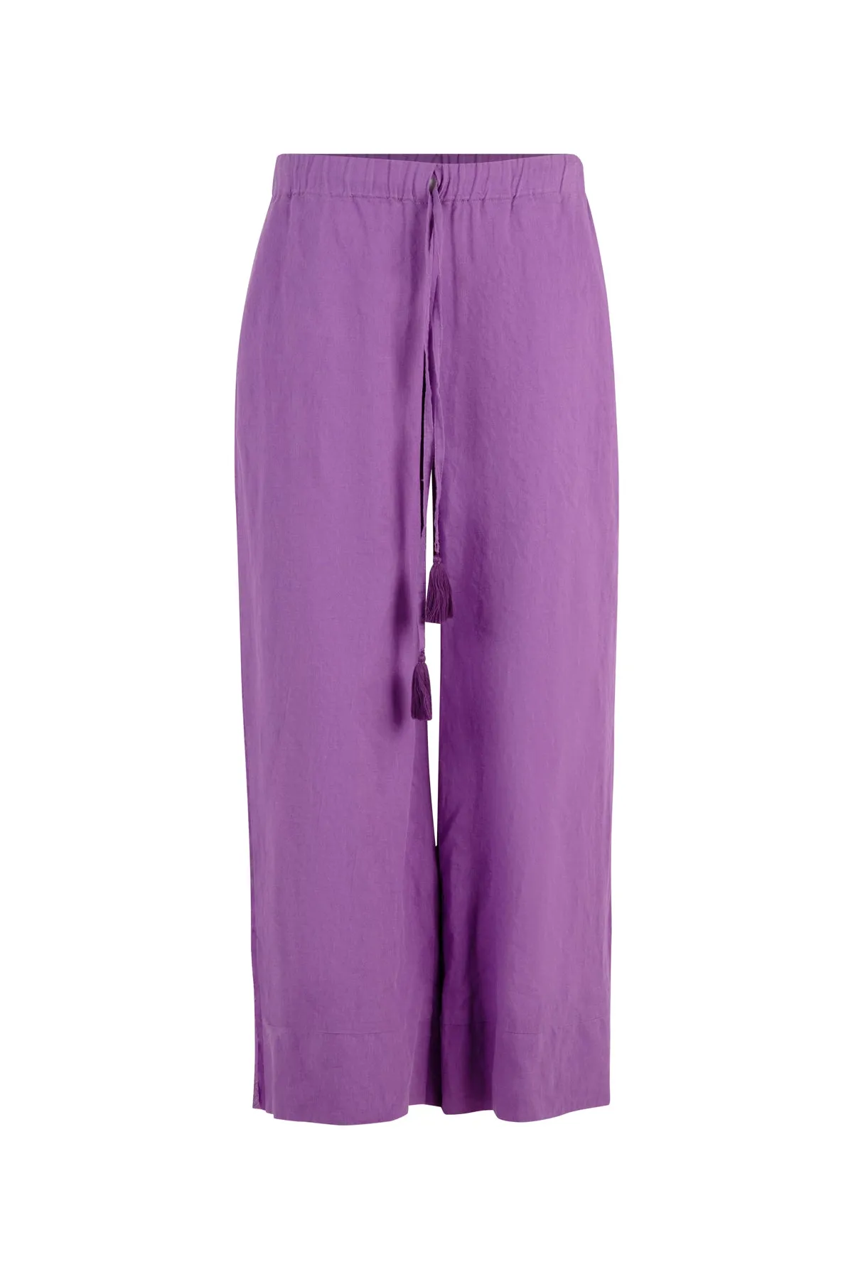 CURATE HALF CUT PURPLE TROUSER