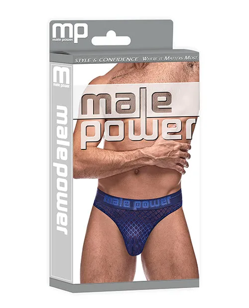 Diamond Mesh Bong Thong Blue