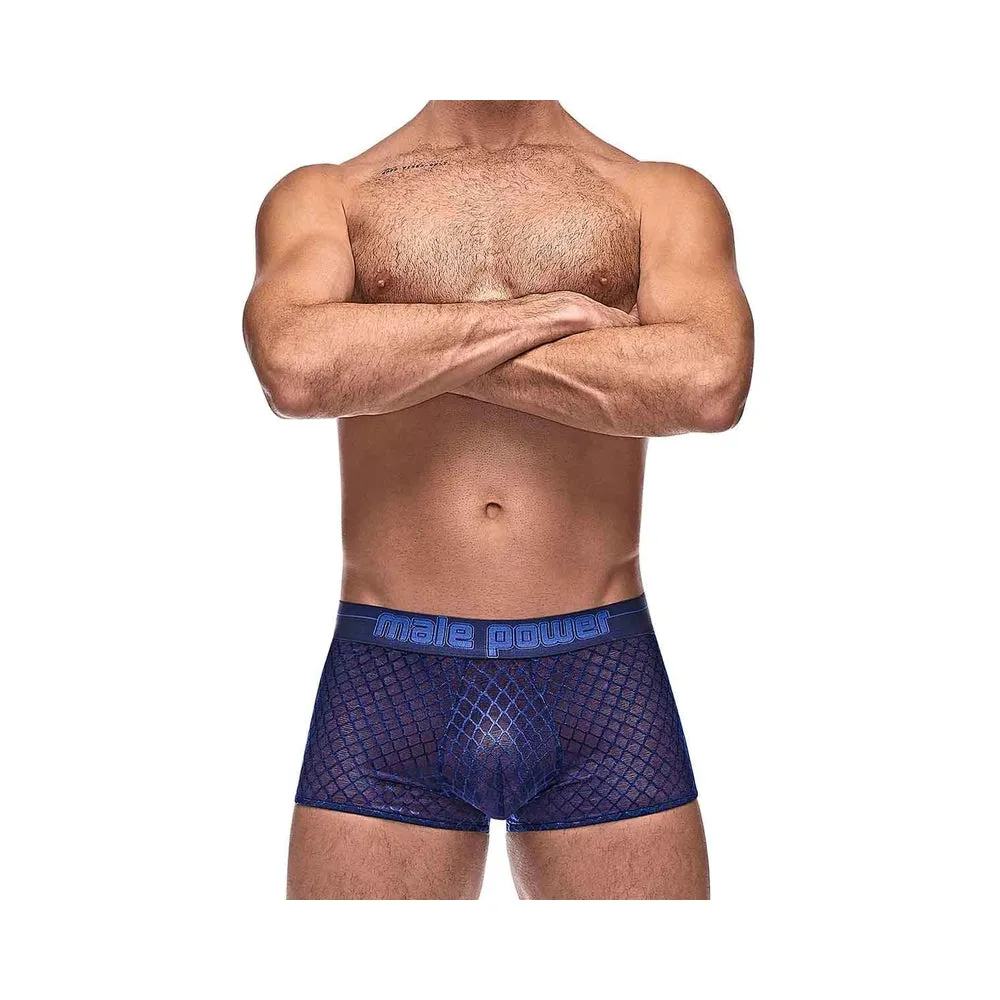 Diamond Mesh Mini Short Blue SM
