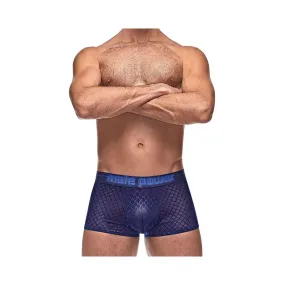 Diamond Mesh Mini Short Blue XL
