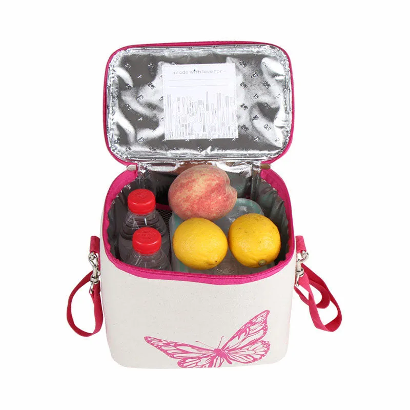 Dinosaur Thermal Insulated Cooler  School Lunch Box Bag Carry Tote