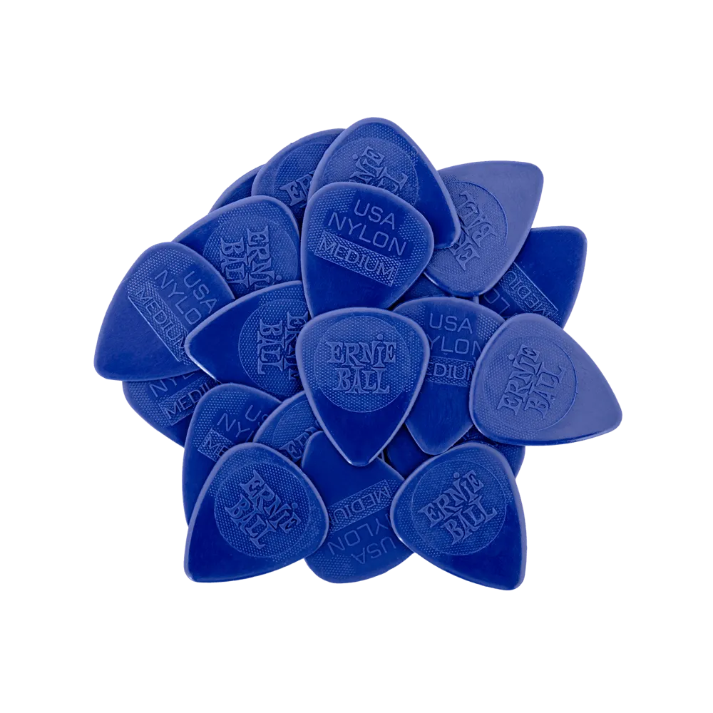 Ernie Ball 9131EB Medium Nylon Picks Injection Molded 0.72mm - Bag of 50