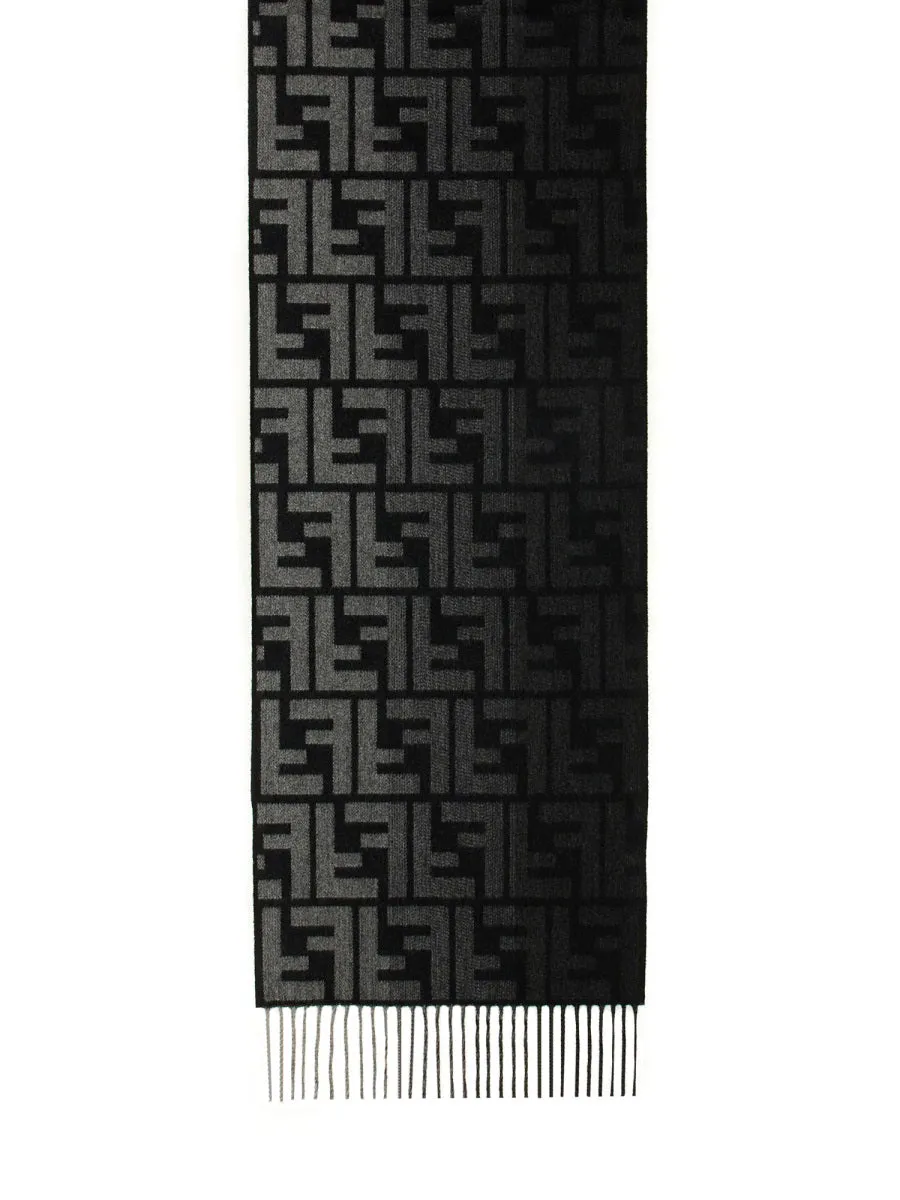 FENDI Luxury Wool & Cashmere Scarf