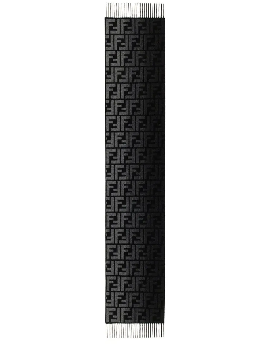 FENDI Luxury Wool & Cashmere Scarf