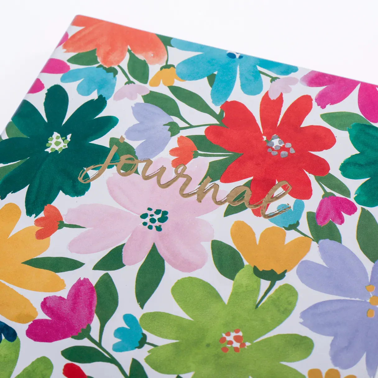 Flower Power Vegan Leather Journal