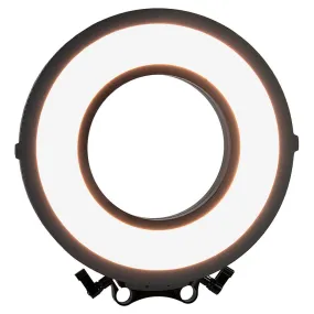 Fotodiox Pro FlapJack LED Beauty Ringlight C-318RLS Bicolor Edge Light - 10in Round Ultra-thin, Ultrabright, Dual Color LED Photo/Video Ring Light Light Kit
