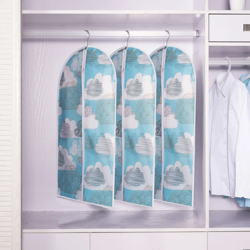 Garment Clothes Covers Protector Breathable Dustproof Waterproof Hanging Clothes Storage Bag for Coat Dress Windcoat Closet Organizer Windcoat Closet Organizer