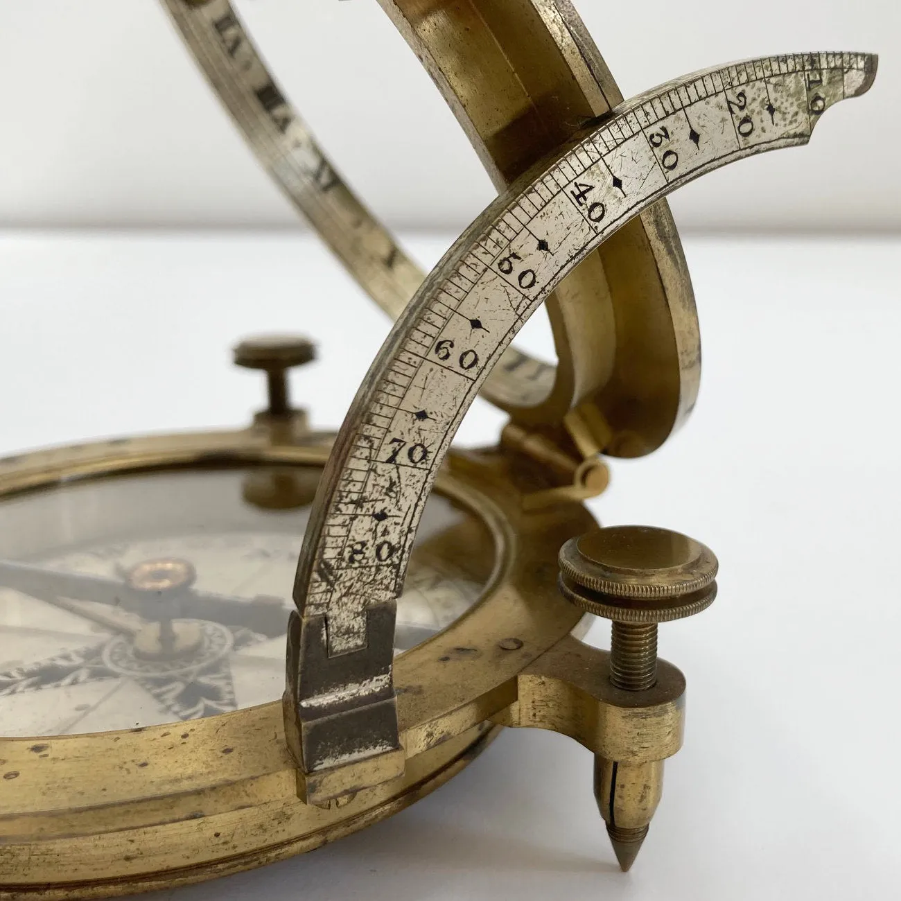 Georgian Universal Equinoctial Sundial by Robert Brettell Bate London