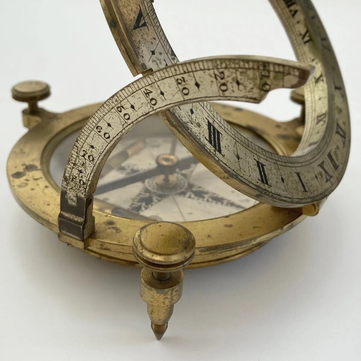 Georgian Universal Equinoctial Sundial by Robert Brettell Bate London