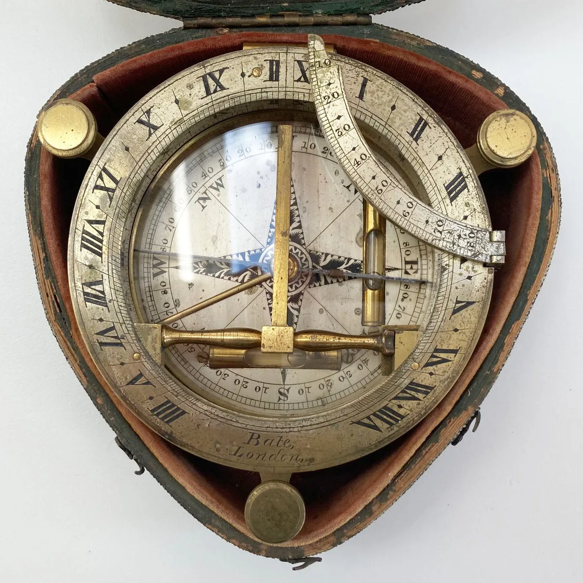 Georgian Universal Equinoctial Sundial by Robert Brettell Bate London