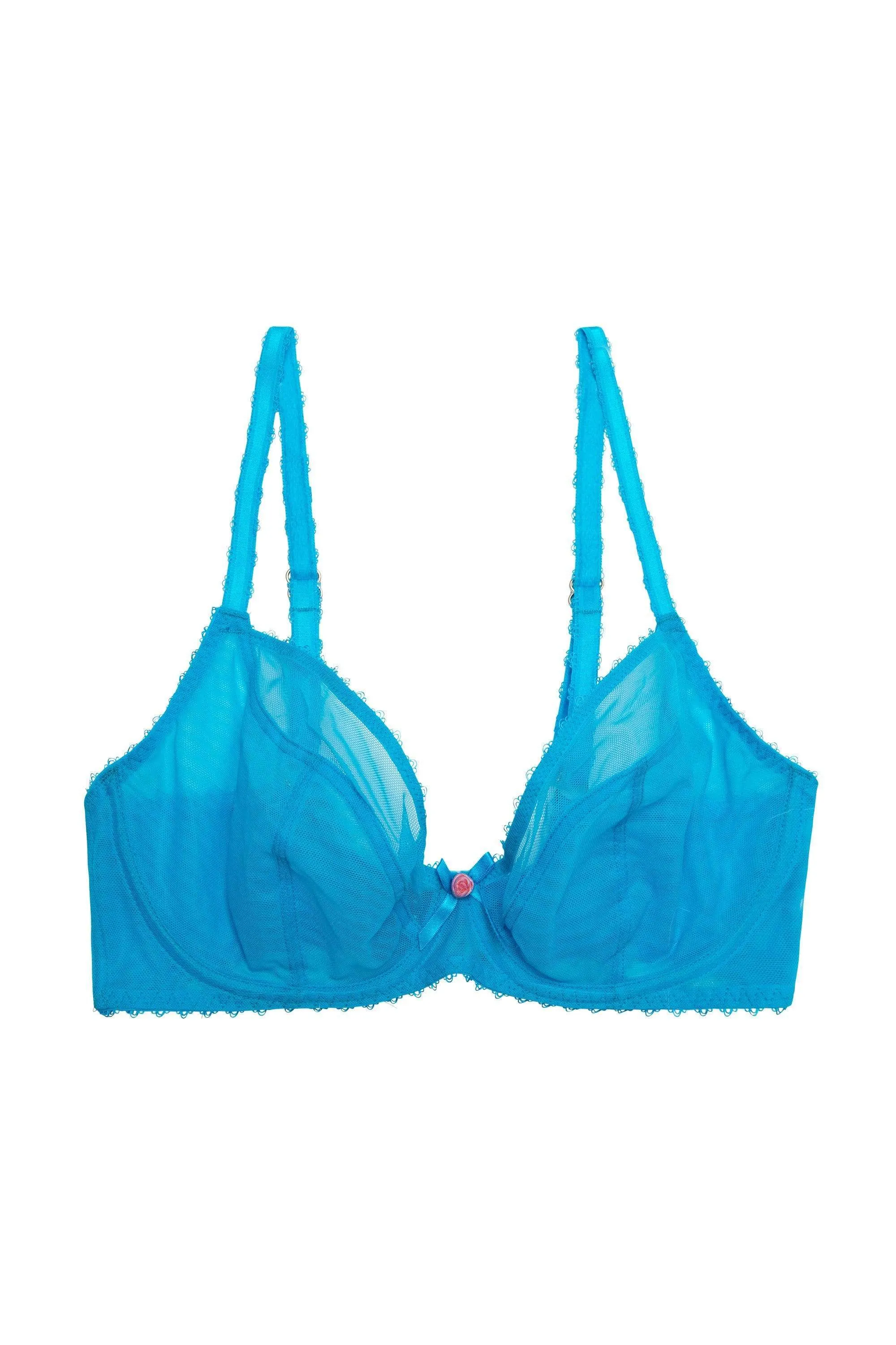 Grace Sky Blue Plunge Bra