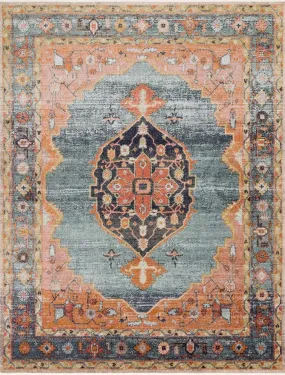 Graham by Magnolia Home GRA-02 Blue/Sunrise Rug