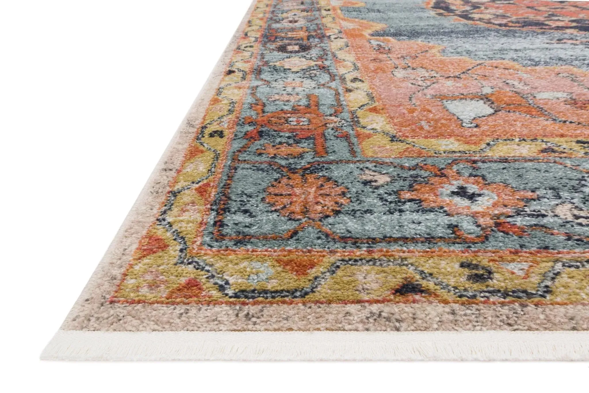 Graham by Magnolia Home GRA-02 Blue/Sunrise Rug