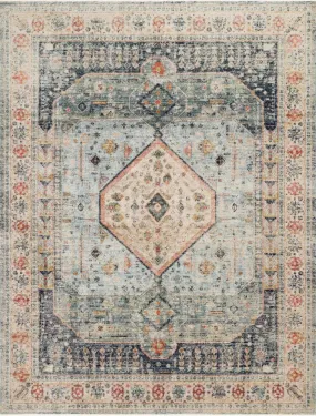 Graham by Magnolia Home GRA-03 Blue/Ant. Ivory Rug