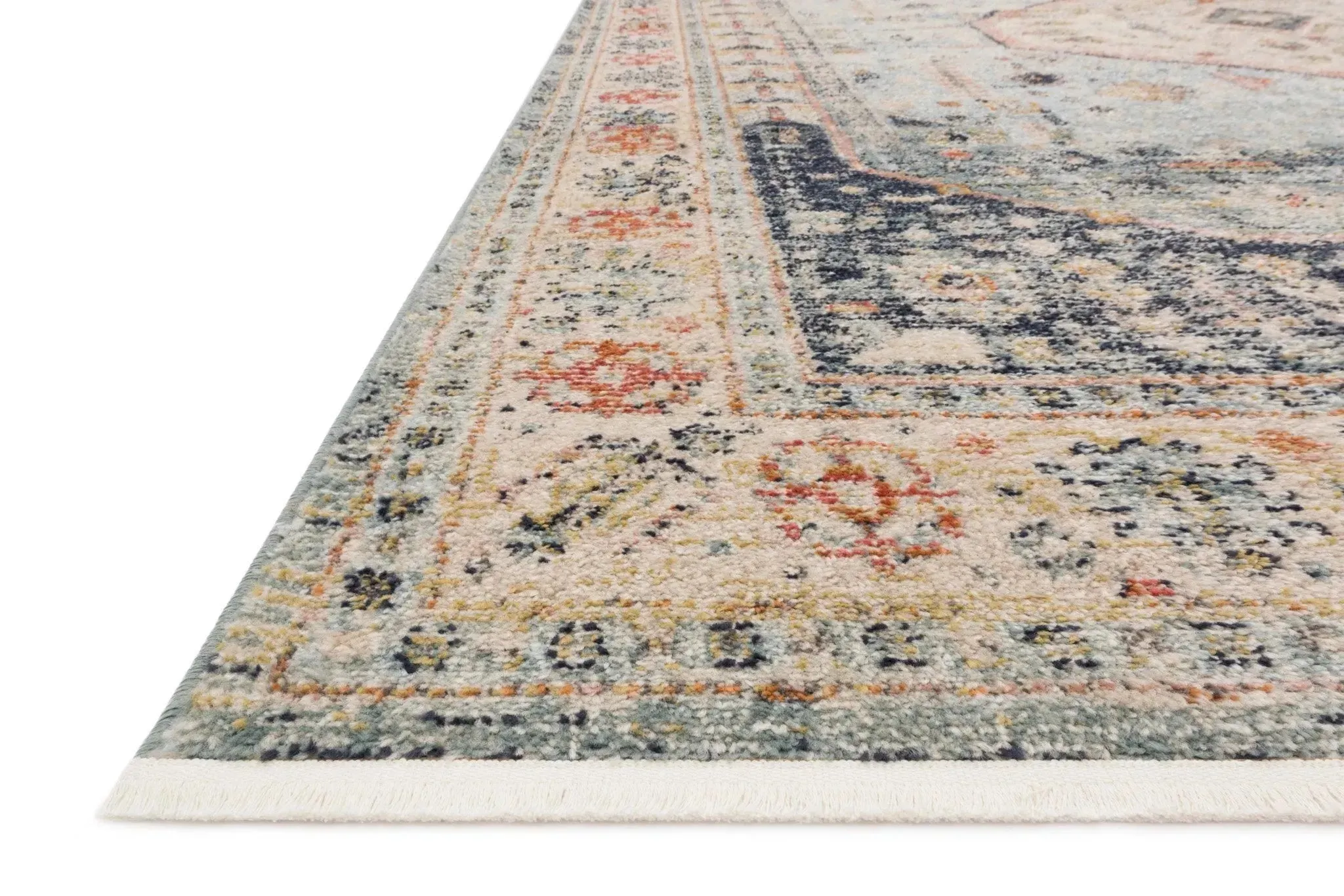 Graham by Magnolia Home GRA-03 Blue/Ant. Ivory Rug