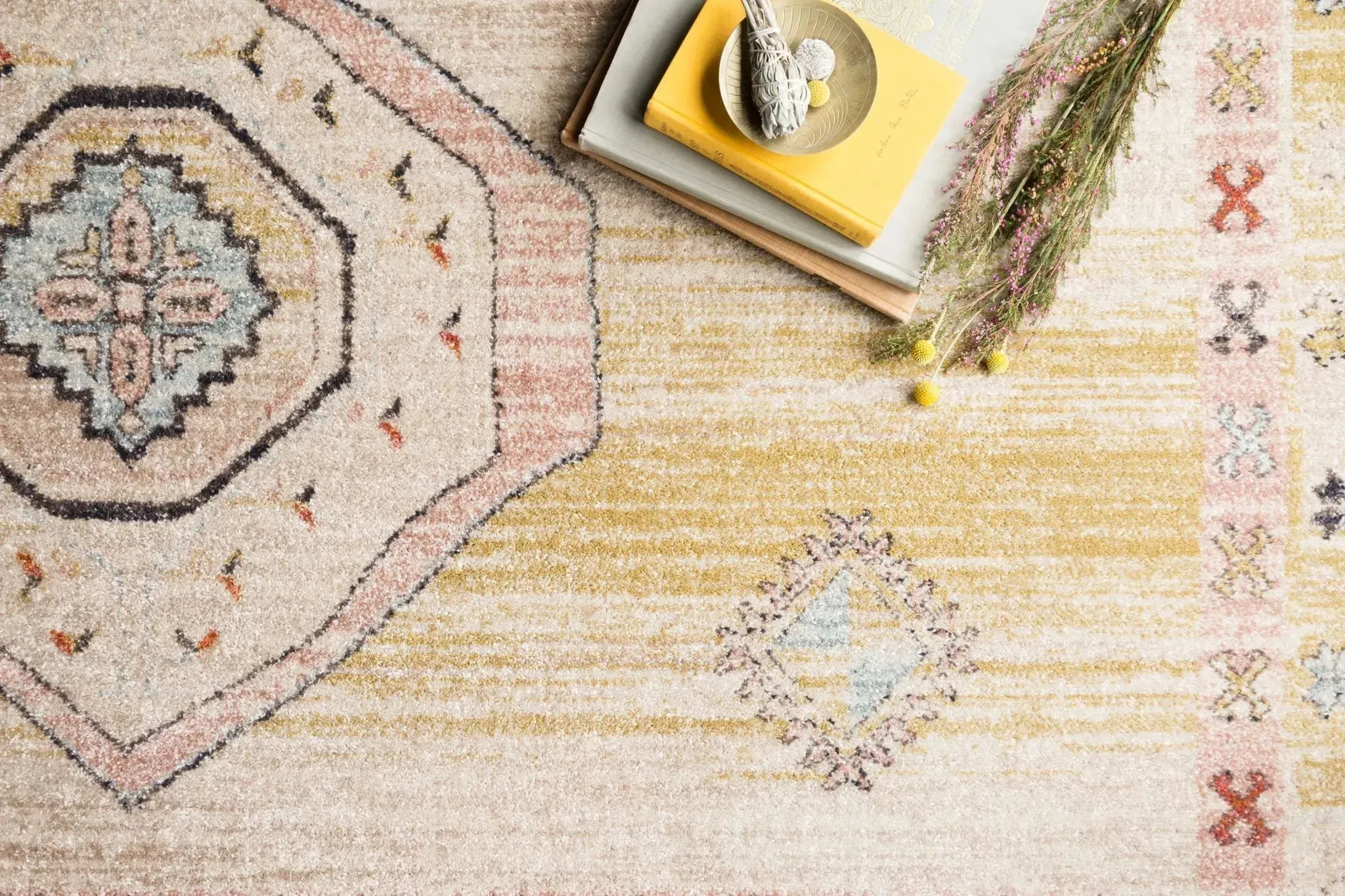 Graham by Magnolia Home GRA-04 Antique Ivory/Multi Rug
